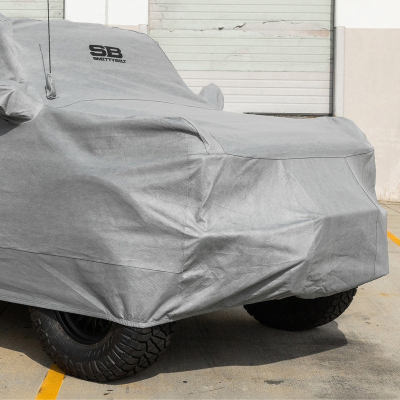 Smittybilt Full Car Cover w/ Storage Bag, Lock & Cable - Gray (21+ Bronco 2DR) Model 950 - Image 3