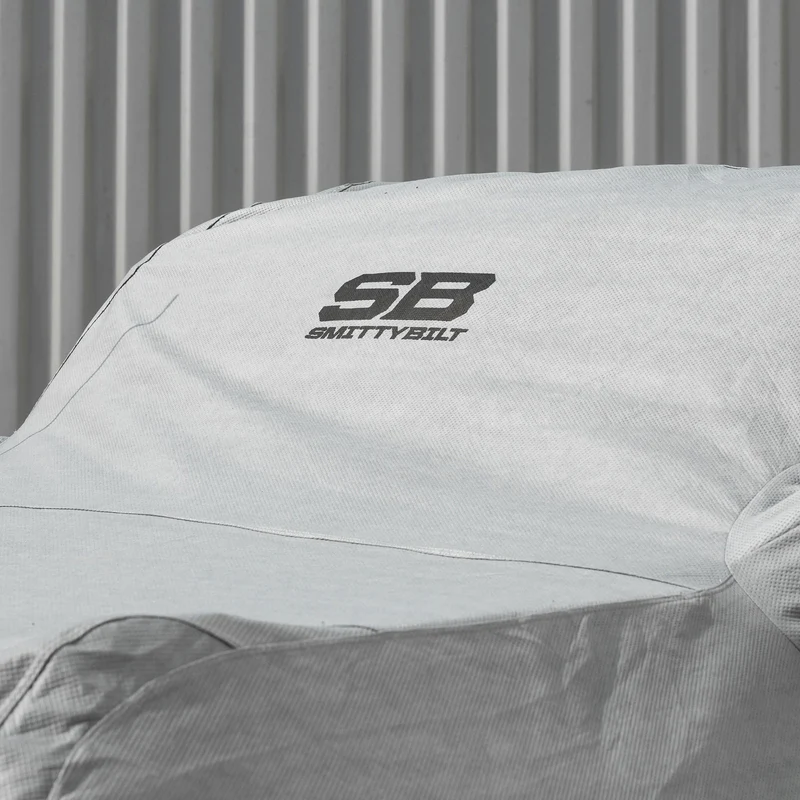 Smittybilt Full Car Cover w/ Storage Bag, Lock & Cable - Gray (21+ Bronco 4DR) Model 955 - Image 4