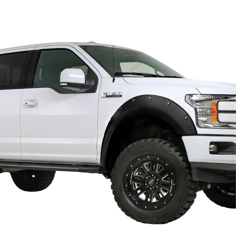 Smittybilt M1 Fender Flares - Painted - Shadow Black - 15-20 Ford F150 Model 17397-G1