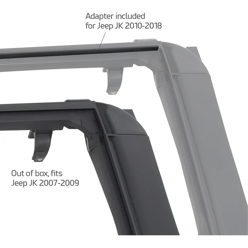 Smittybilt OE Style Door Surrounds (07-18 JKU) Model 91406 - Image 5
