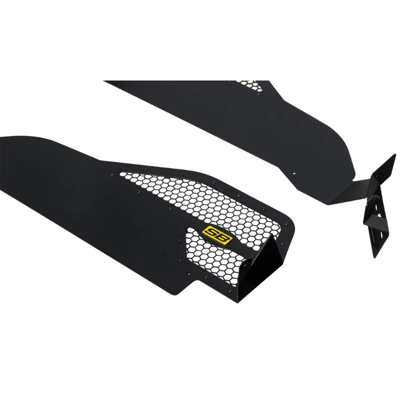 Smittybilt Rear Aluminum Inner Fender Liner Pair - Black (07-18 JK/JKU) Model 76986 - Image 2