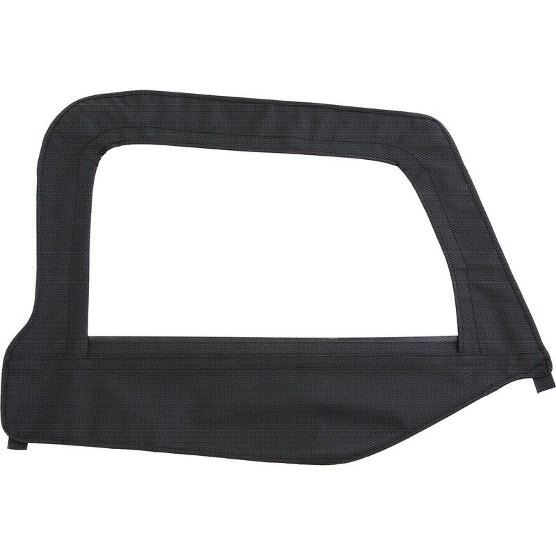 Smittybilt Soft Top Passenger Side Door Skin w/ Frame - Black Diamond (97-06 TJ) Model 79535