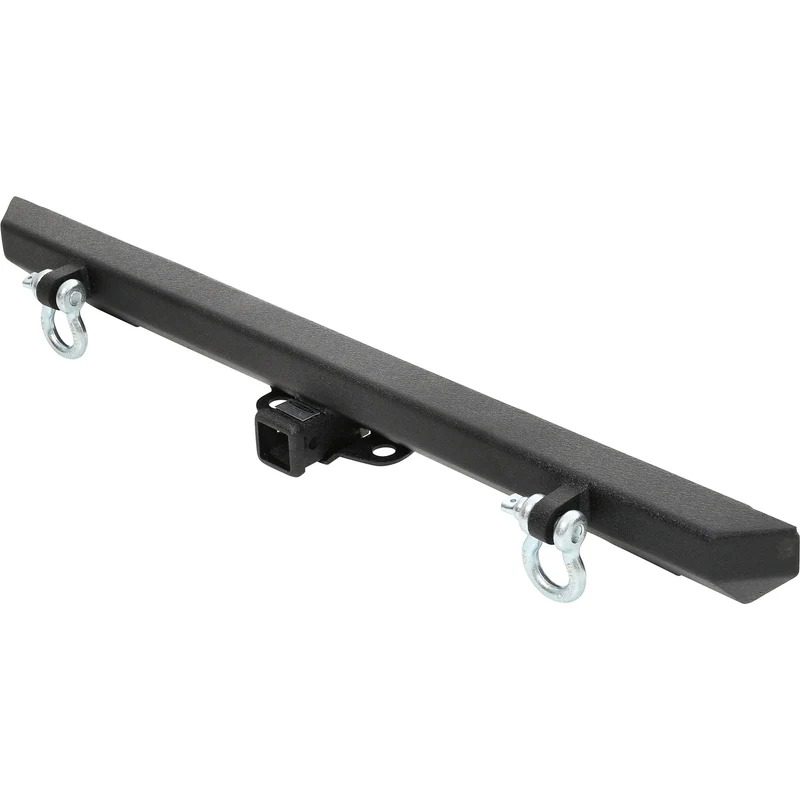 Smittybilt SRC Classic Rear Bumper w/ D-Ring Mounts - Textured Black (76-06 CJ/Wrangler) Model 76750D - Image 2