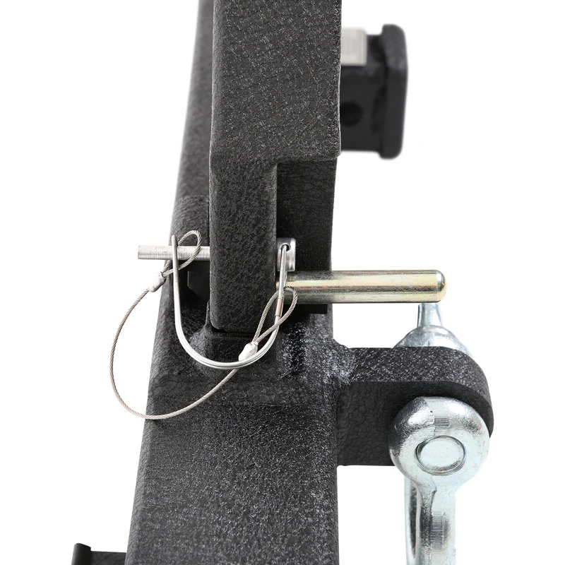 Smittybilt SRC Classic Rear Bumper W/ D-Rings, Hitch & Tire Carrier - Model 76651D - Image 5