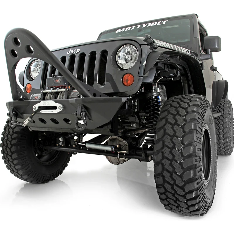 Smittybilt SRC Front Stinger Bumper – Textured Black (07-18 JK/JKU) Model 76524 - Image 4