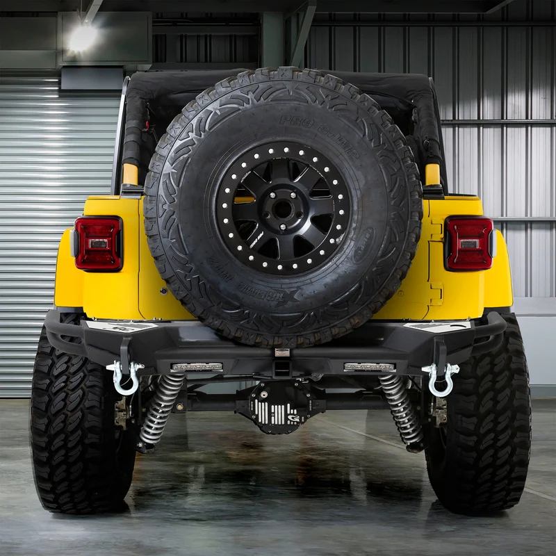 Smittybilt SRC Gen 2 Rear Bumper - Textured Black (18+ JL/JLU) Model 77714 - Image 2