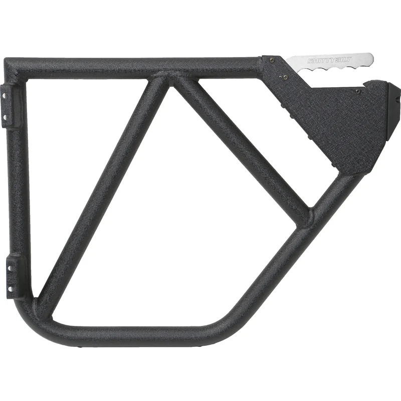 Smittybilt SRC Rear Gen 2 Tube Door Pair - Textured Black (07-18 JKU) Model 76795
