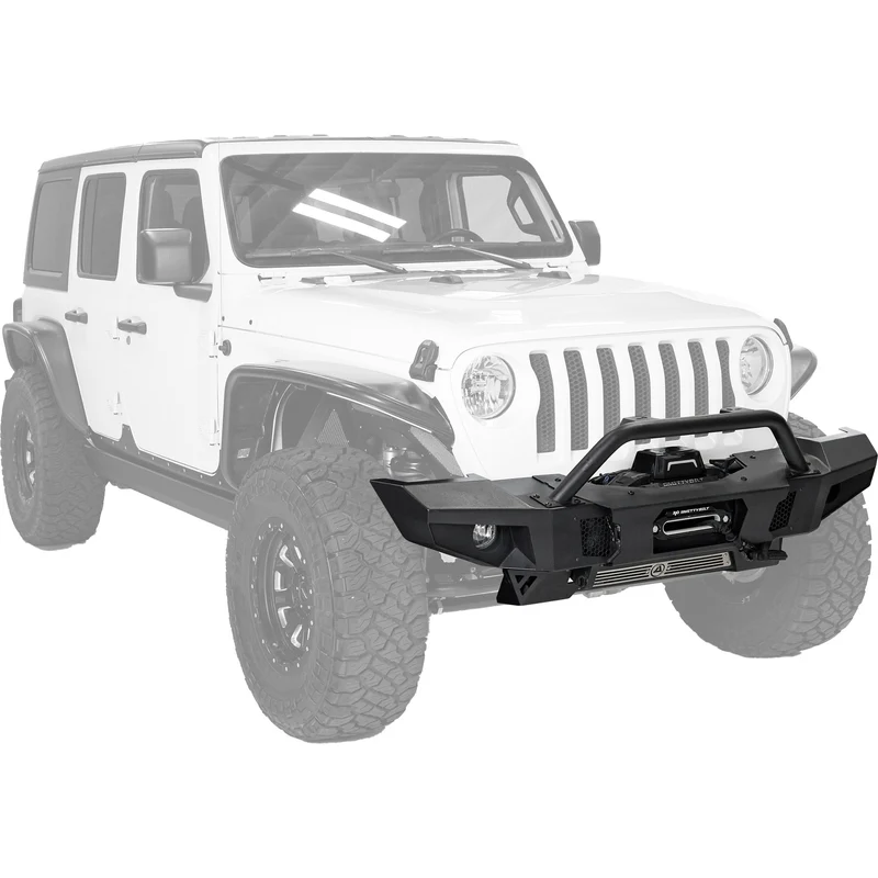 Smittybilt XRC Atlas Front Bumper - Textured Black (07+ JK/JL/JT) Model 77892 - Image 2
