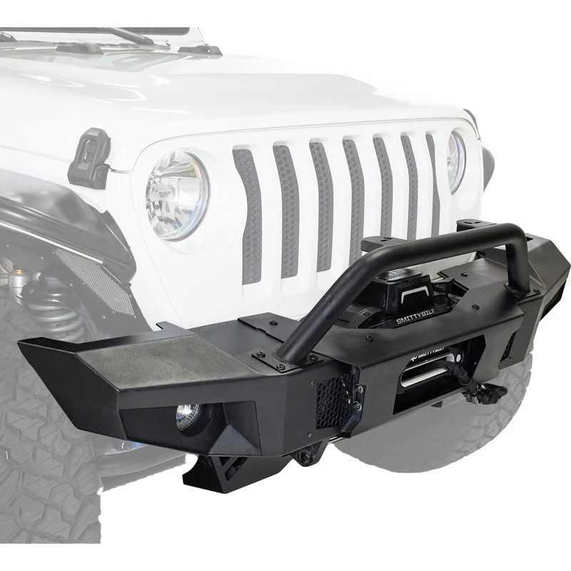 Smittybilt XRC Atlas Front Bumper - Textured Black (07+ JK/JL/JT) Model 77892 - Image 3