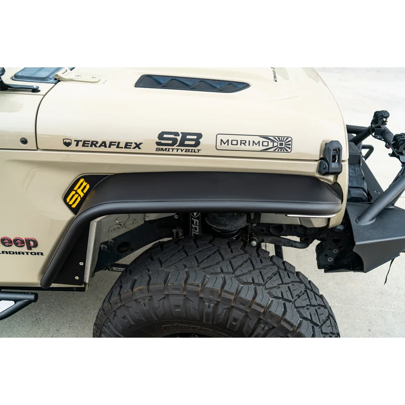 Smittybilt XRC Front Tube Fender Pair - Textured Black (18+ JL/JT) Model 77852 - Image 10