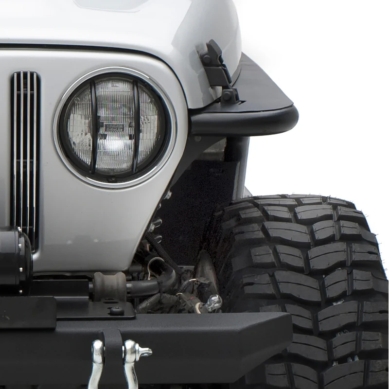 Smittybilt XRC Front Tube Fender Pair - Textured Black (97-06 TJ) Model 76872 - Image 6