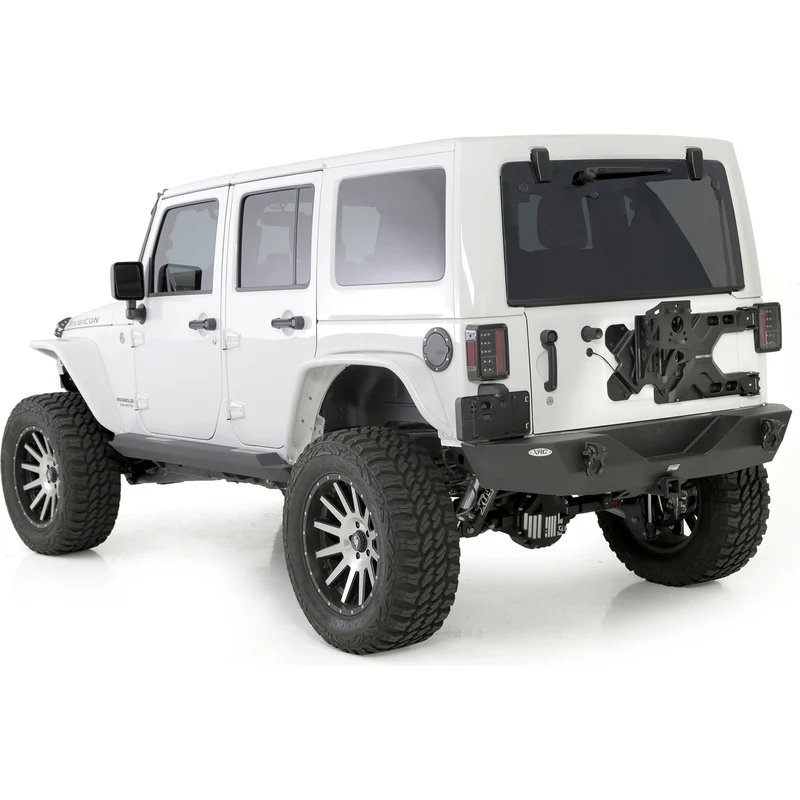 Smittybilt XRC Gen 1 Rear Bumper w/ Hitch - Textured Black (18+ JL/JLU) Model 77855 - Image 3