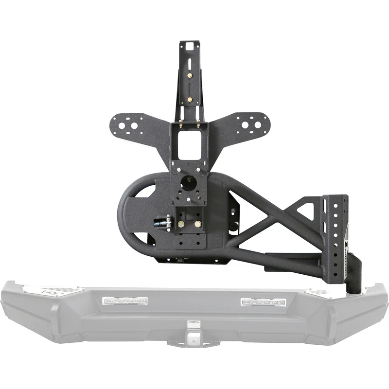 Smittybilt XRC Gen 2 Bolt-On Tire Carrier - Textured Black (07-18 JK/JKU) Model 76857 - Image 12