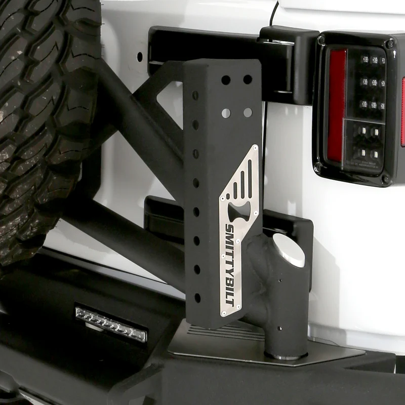 Smittybilt XRC Gen 2 Bolt-On Tire Carrier - Textured Black (07-18 JK/JKU) Model 76857 - Image 16
