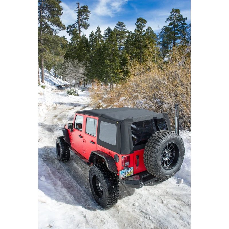 Smittybilt XRC Gen 2 Bolt-On Tire Carrier - Textured Black (07-18 JK/JKU) Model 76857 - Image 18