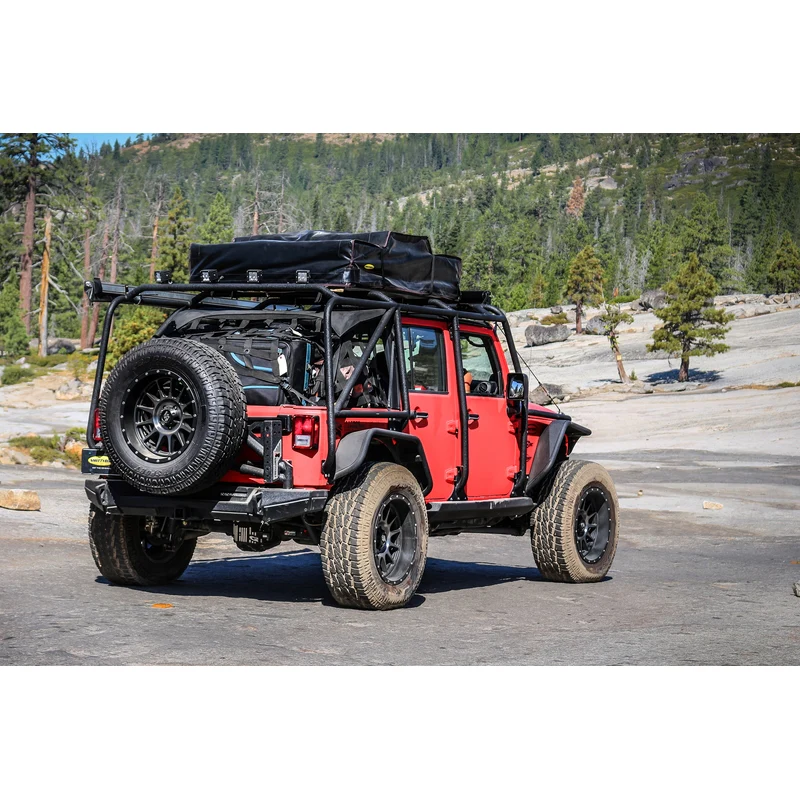 Smittybilt XRC Gen 2 Bolt-On Tire Carrier - Textured Black (07-18 JK/JKU) Model 76857 - Image 19