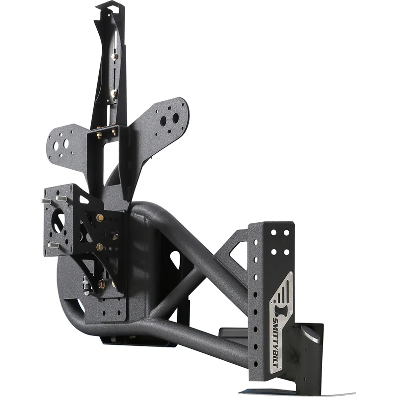Smittybilt XRC Gen 2 Bolt-On Tire Carrier - Textured Black (07-18 JK/JKU) Model 76857 - Image 2