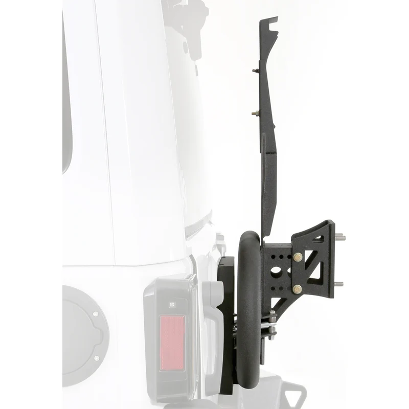 Smittybilt XRC Gen 2 Bolt-On Tire Carrier - Textured Black (07-18 JK/JKU) Model 76857 - Image 5