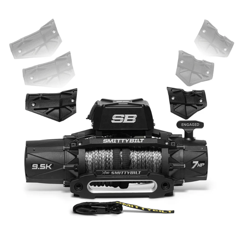 Smittybilt XRC Gen 3 9,500lb Comp Winch w/ Synthetic Rope Model 98695 - Image 4