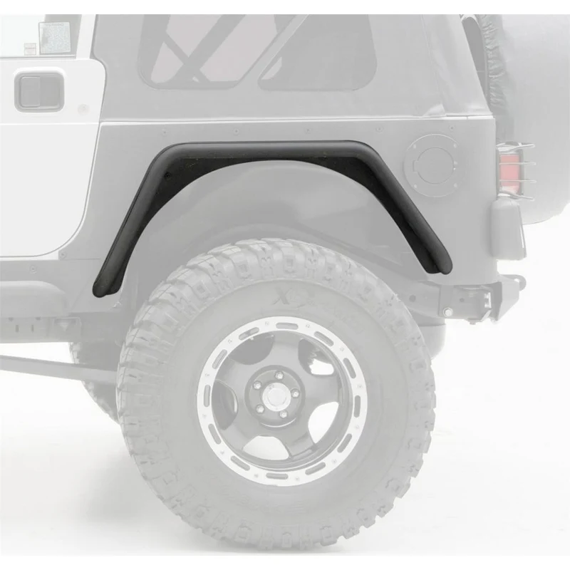 Smittybilt XRC Rear 3" Fender Flate Pair - Textured Black (97-06 TJ) Model 76875 - Image 2