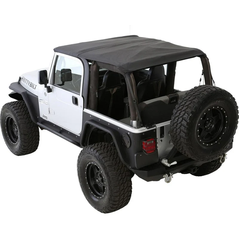Smittybilt XRC Rear 3" Fender Flate Pair - Textured Black (97-06 TJ) Model 76875 - Image 3