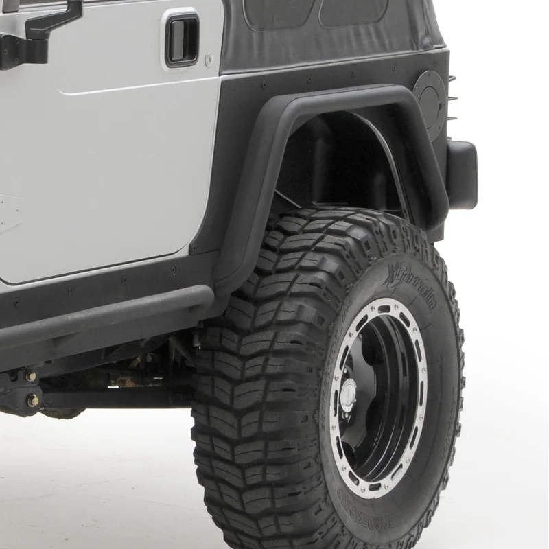 Smittybilt XRC Rear 3" Fender Flate Pair - Textured Black (97-06 TJ) Model 76875 - Image 7