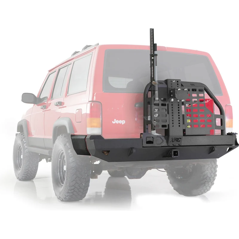 Smittybilt XRC Rear Bumper W/Hitch & Tire Carrier - Black Textured 76851 Model 76851 - Image 3
