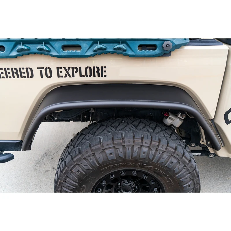 Smittybilt XRC Rear Tube Fender Pair - Textured Black (20+ JT) Model 77854 - Image 10
