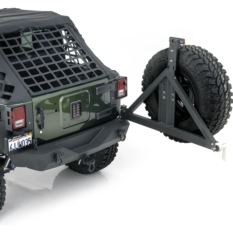 Smittybilt XRC RR Bumper W/HITCH TIRE JK 2/4DOOR Model 76856 - Image 3