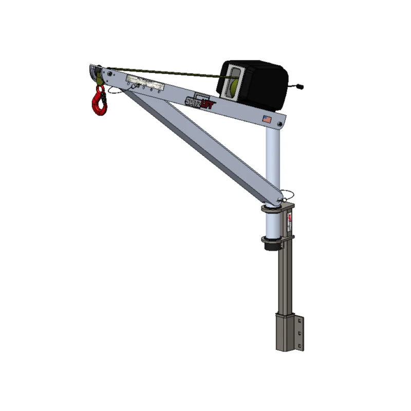 SpitzLift Platform Truck Horizontal 900 lb. Manual Pedestal Crane Package Model Platform-Option-1M