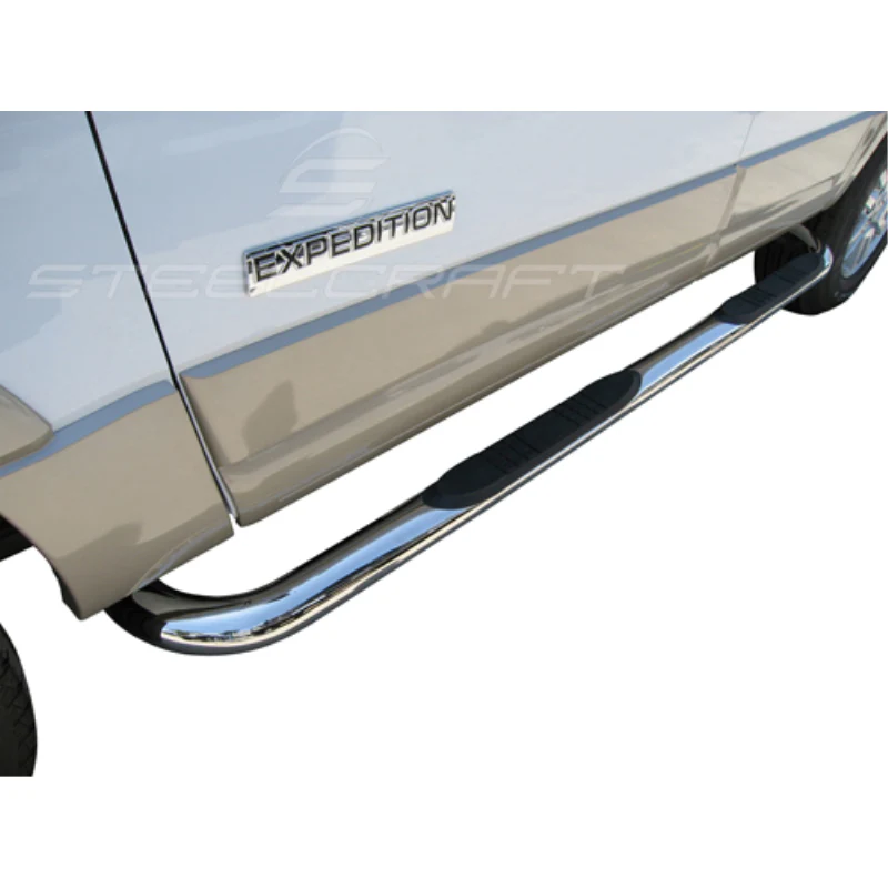 Steelcraft 3in. Round Stainless Steel Step Nerf Bars Model 213107