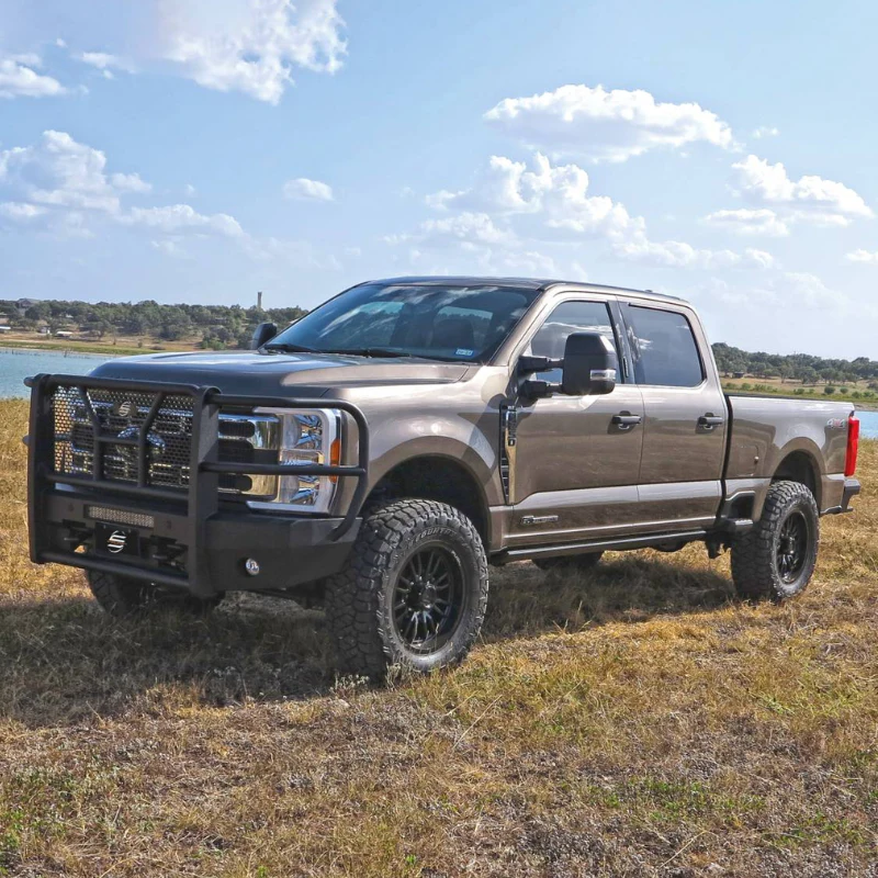 Steelcraft Elevation Aluminum Front Bumper Fine Textured Black For Select Ford Super Duty Model AL60-11390CC - Image 2