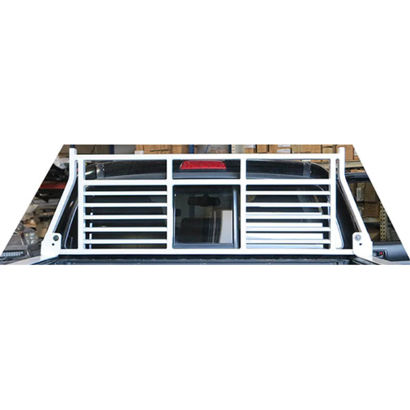 Steelcraft White Steel Headache Rack Model 90004