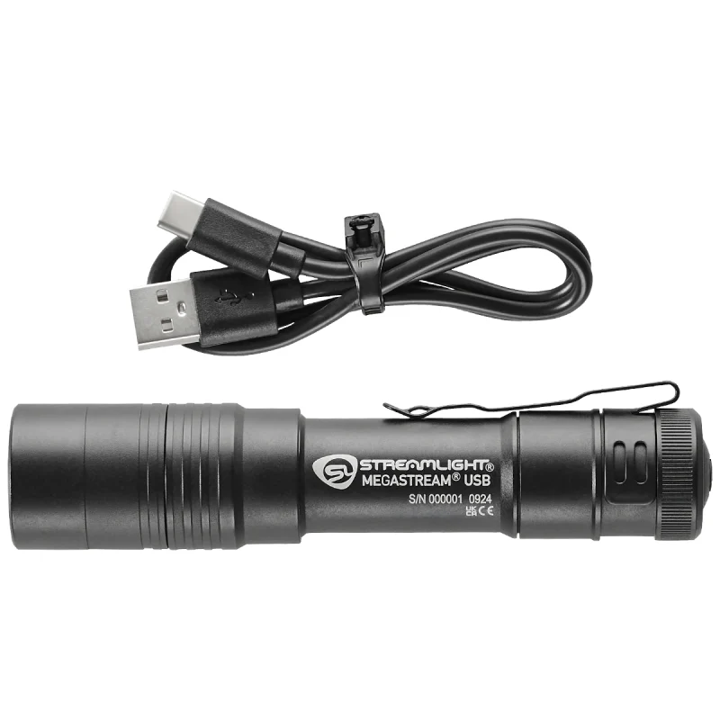 Streamlight MegaStream® USB Flashlight - Black SLI66210 - Image 2