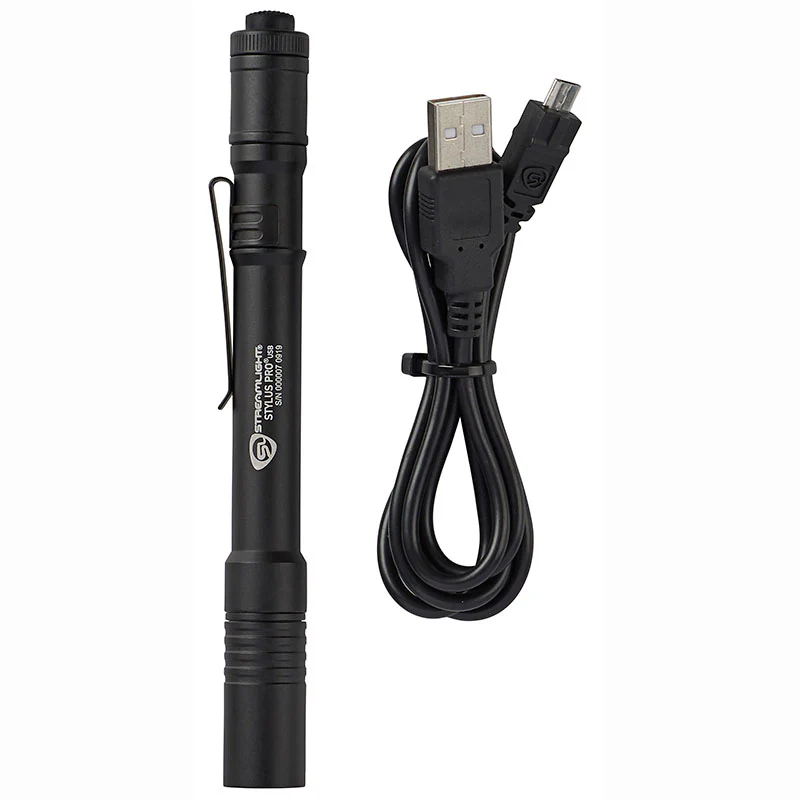 Streamlight Stylus Pro® USB Flashlight – Black with White LED SLI66134 - Image 5
