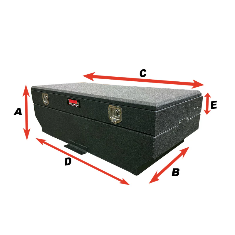 The FuelBox Tank and Tool Box Combo 87 Gallon Smooth Spray Liner Finish Model FTC90MS - Image 2
