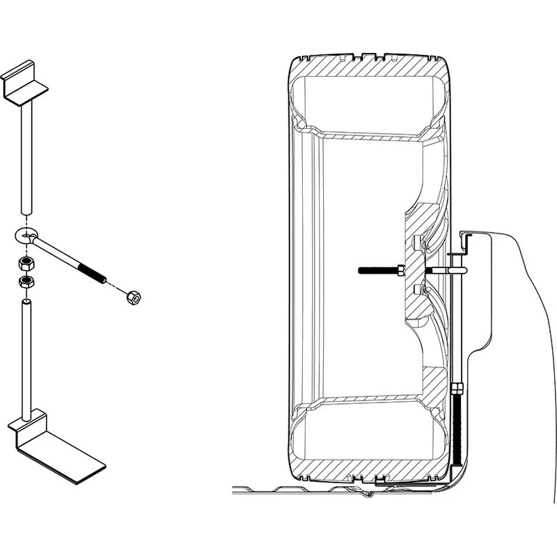 Titan Fuel Tanks Includes Brackets Foot And Hardware Needed For Installation Model 9901330 - Image 5