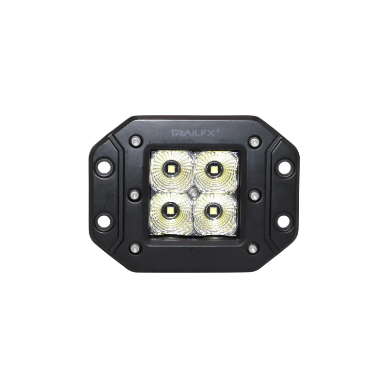 TrailFX 3X3 Square 4X5W Flush Flood Pair Model 2X2CFFMPR