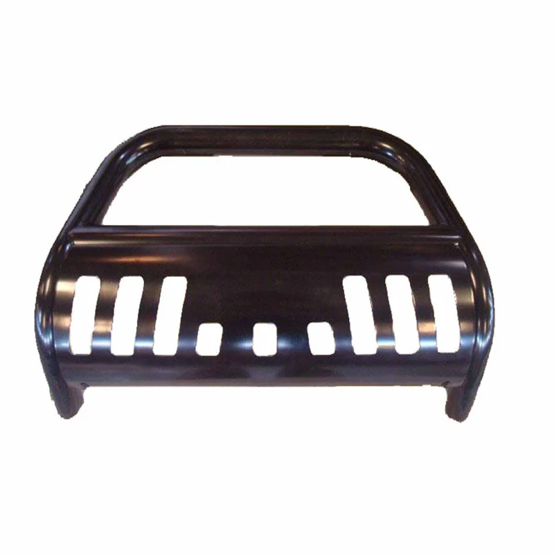 TrailFX 3" Round Bull Bar w/ Skid Plate w/ Light Option Powder Coated Black Steel Model B0030B - Image 2