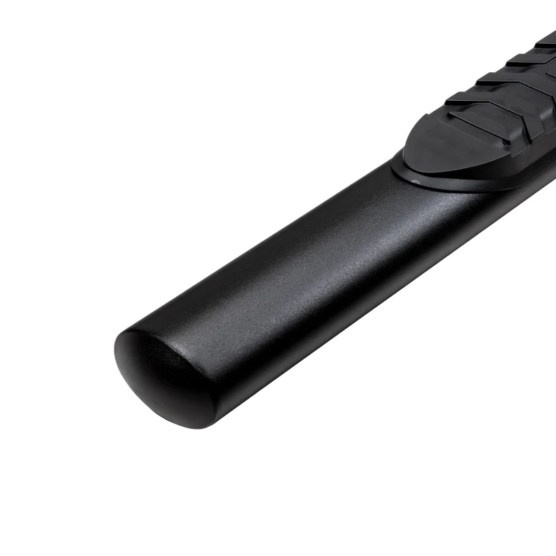TrailFX 4" Oval Straight Step Nerf Bars W/ Step Pads Matte Black Steel Model A1557T - Image 2