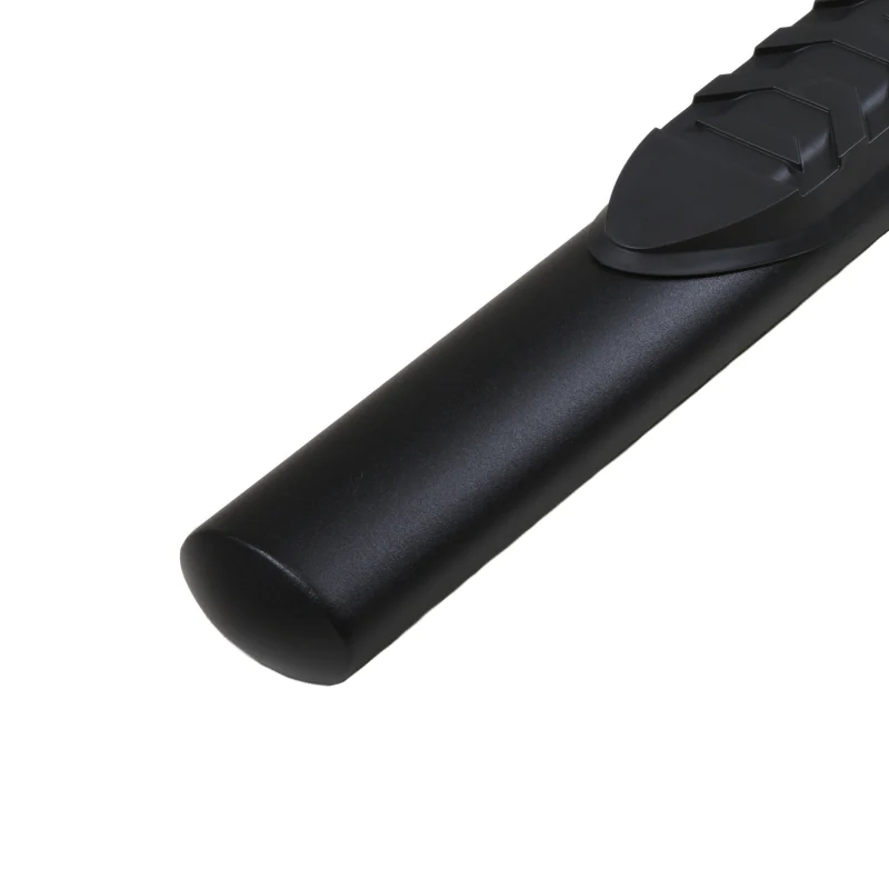 TrailFX 4" Oval Straight Step Nerf Bars W/ Step Pads Matte Black Steel Model A1558T - Image 2