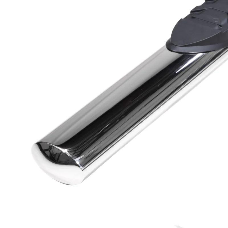 TrailFX 4" Oval Straight Step Nerf Bars W/ Step Pads Polished Stainless Steel Model A1555S - Image 2