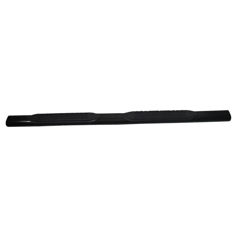 TrailFX 4" Oval Straight Step Nerf Bars W/ Step Pads Powder Coat Black Steel Model A1546T