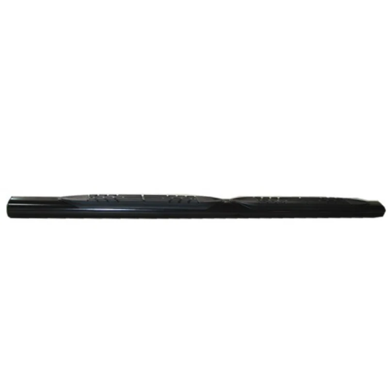 TrailFX 4" Oval Straight Step Nerf Bars W/ Step Pads Powder Coat Black Steel With 5 Pins Model A1504B