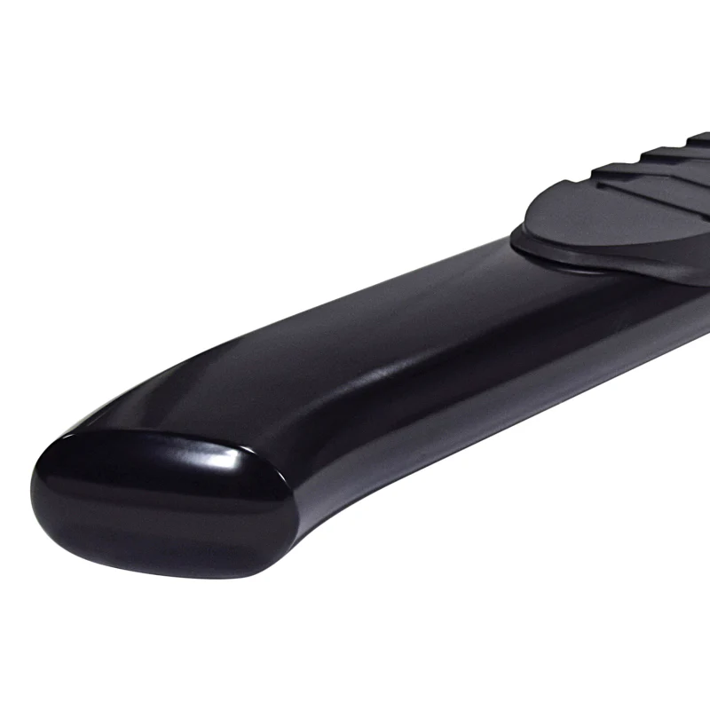 TrailFX 5" Oval Straight Step Nerf Bars W/ Step Bars Powder Coat Black Steel Model A7095B
