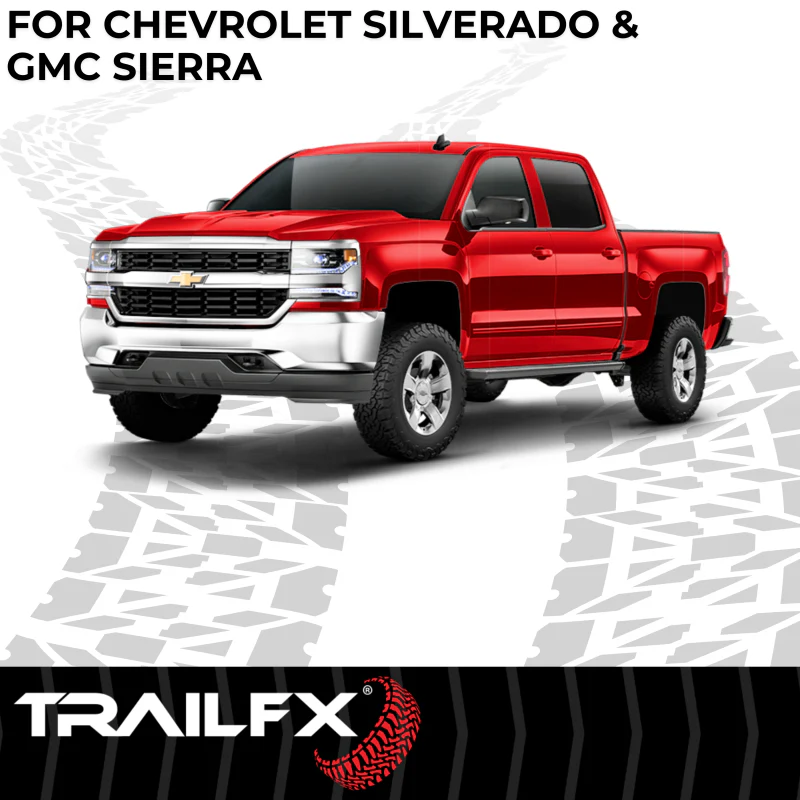 TrailFX A6 Running Boards Titanium Black Aluminum Model AL6002B - Image 5