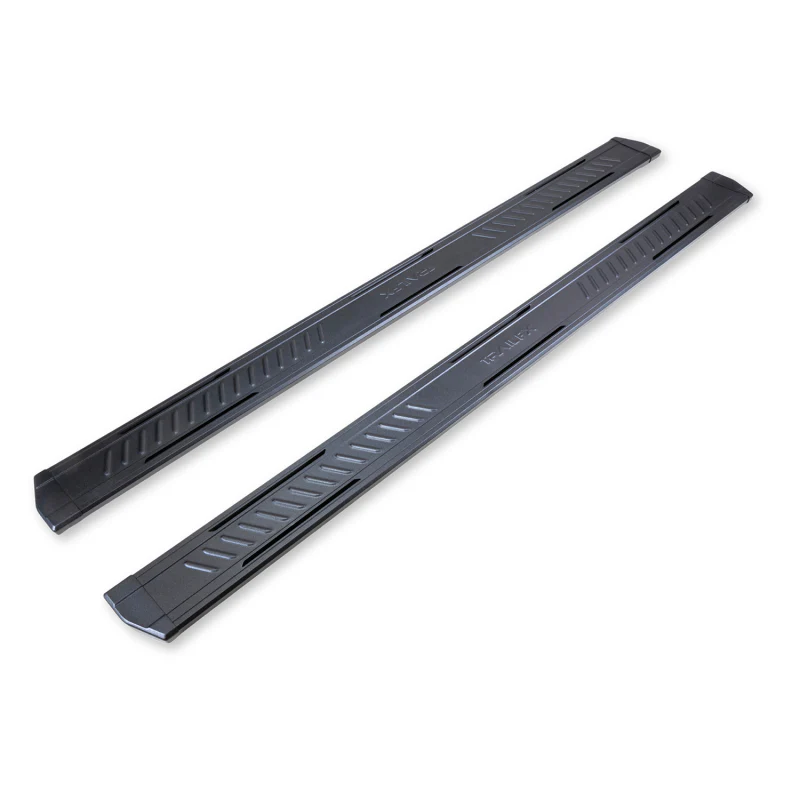 TrailFX A6 Running Boards Titanium Black Aluminum Model AL6006B