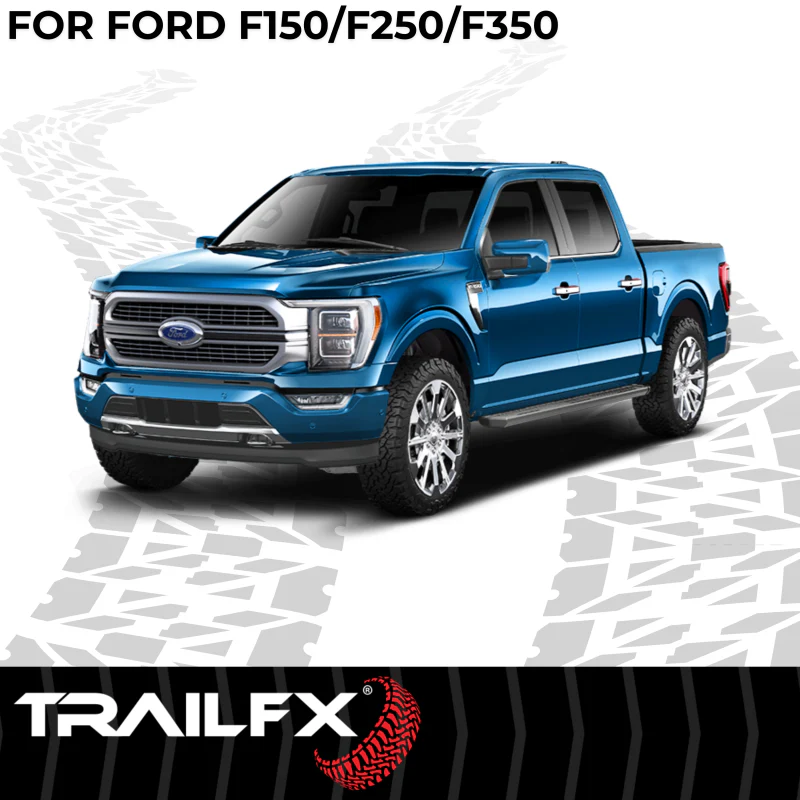 TrailFX A6 Running Boards Titanium Black Aluminum Model AL6006B - Image 5