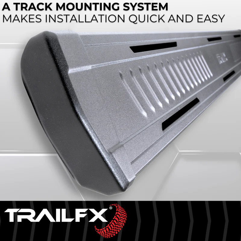TrailFX A6 Running Boards Titanium Black Aluminum Model AL6006B - Image 7