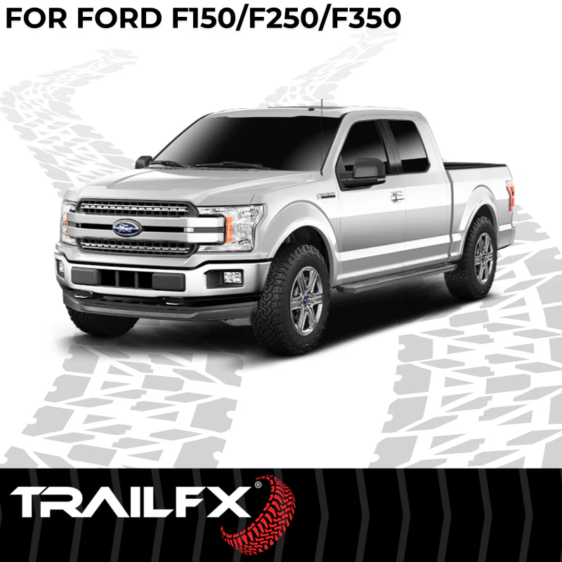 TrailFX A6 Running Boards Titanium Black Aluminum Model AL6007B - Image 5